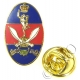 The Queens Gurkha Signals Lapel Pin Badge (Metal / Enamel)